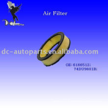 Élément de filtre à air pour Ford OE: 6166512